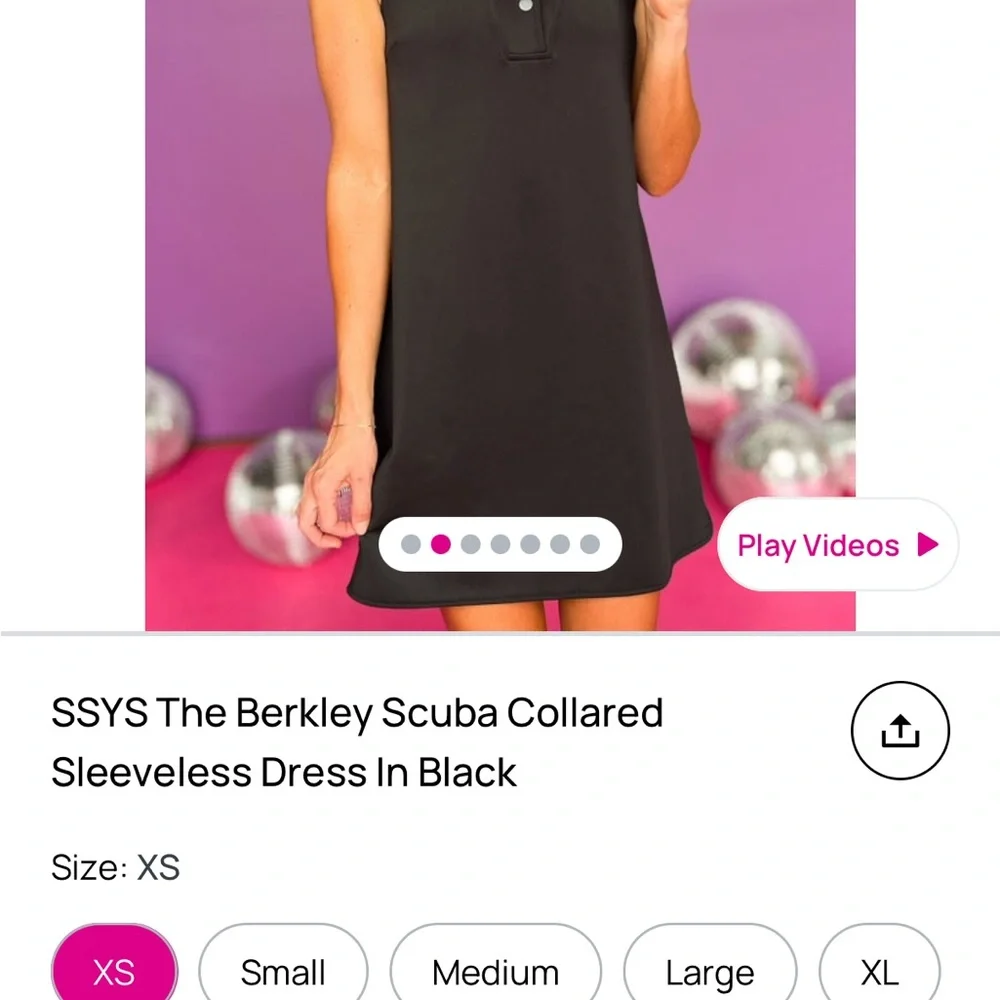 Chic Black Sleeveless Dress - Picture 4 of 4